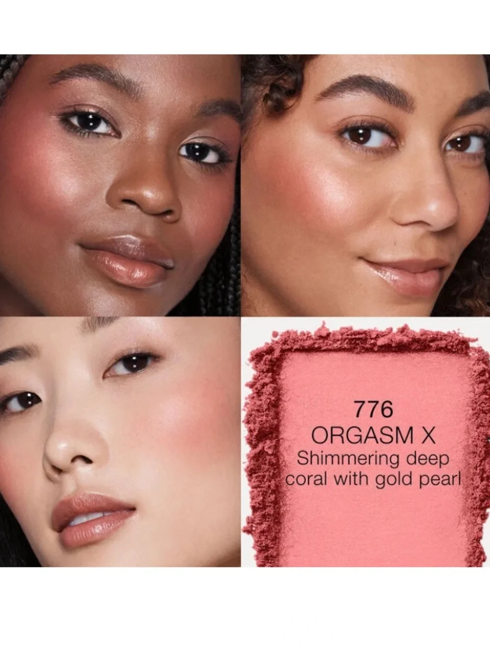 NARS Talc-Free Powder Blush (Refillable/Rechargeable Version) in Orgasm X